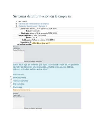 Examen Semana 3 Análisis Y Diseño De Sistemas - Análisis Y Diseño De ...