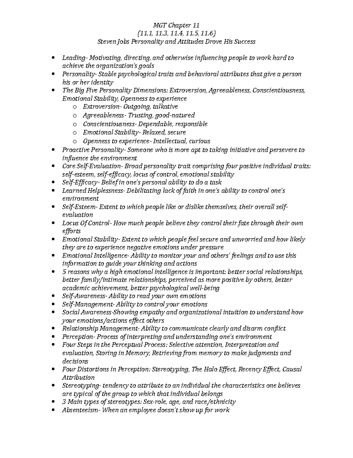 MGT Chapter 11 - Principles Of Mgt - MGT Chapter 11 (11, 11, 11, 11, 11 ...