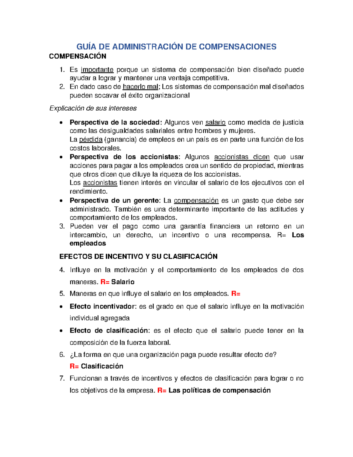 GUÍA DE Compensaciones - GUÍA DE ADMINISTRACIÓN DE COMPENSACIONES ...