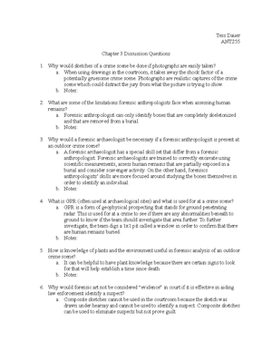 Chapter 5 Discussion Questions - Tess Dauer ANT Written Assignment 6 ...