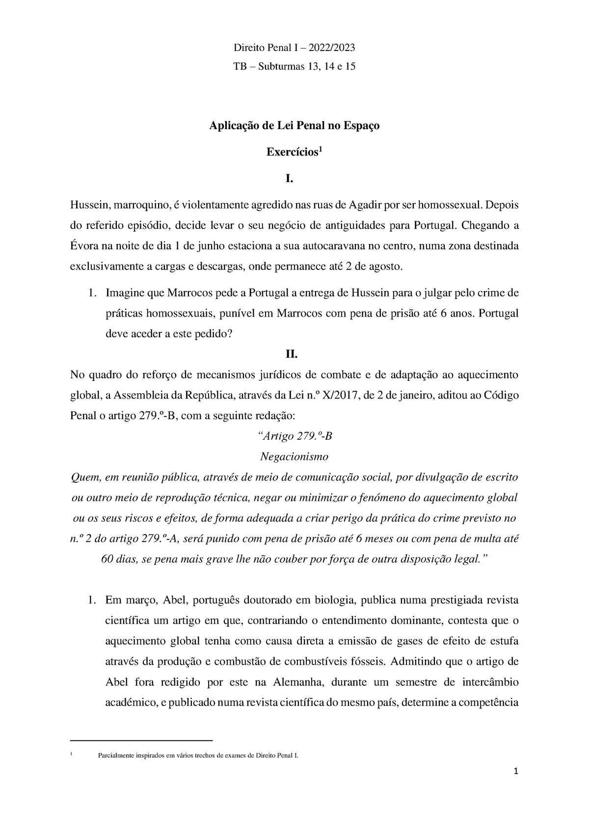 Direito Penal I Tb Aplica O De Lei Penal No Espa O Direito Penal I Tb