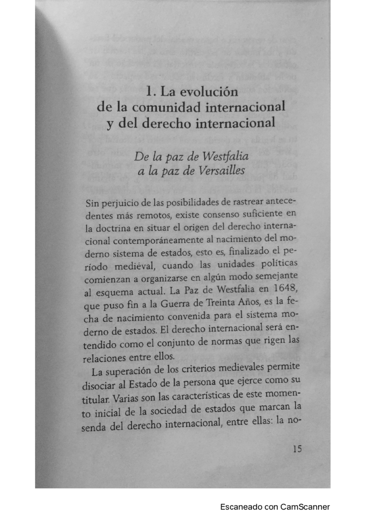 Evolución de la comunidad internacional y derecho humanitario - 1. La ...