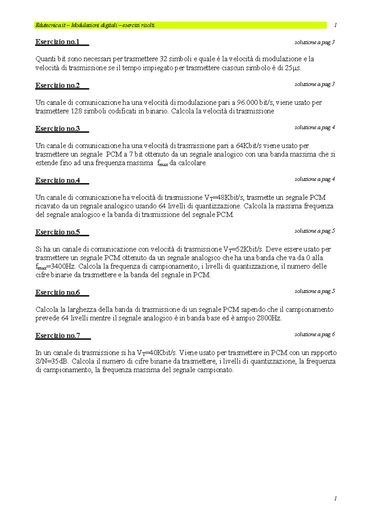 Mod Appunti Esercizio No Soluzione A Pag Quanti Bit Sono Necessari mod-appunti-esercizio-no-soluzione-a-pag-quanti-bit-sono-necessari