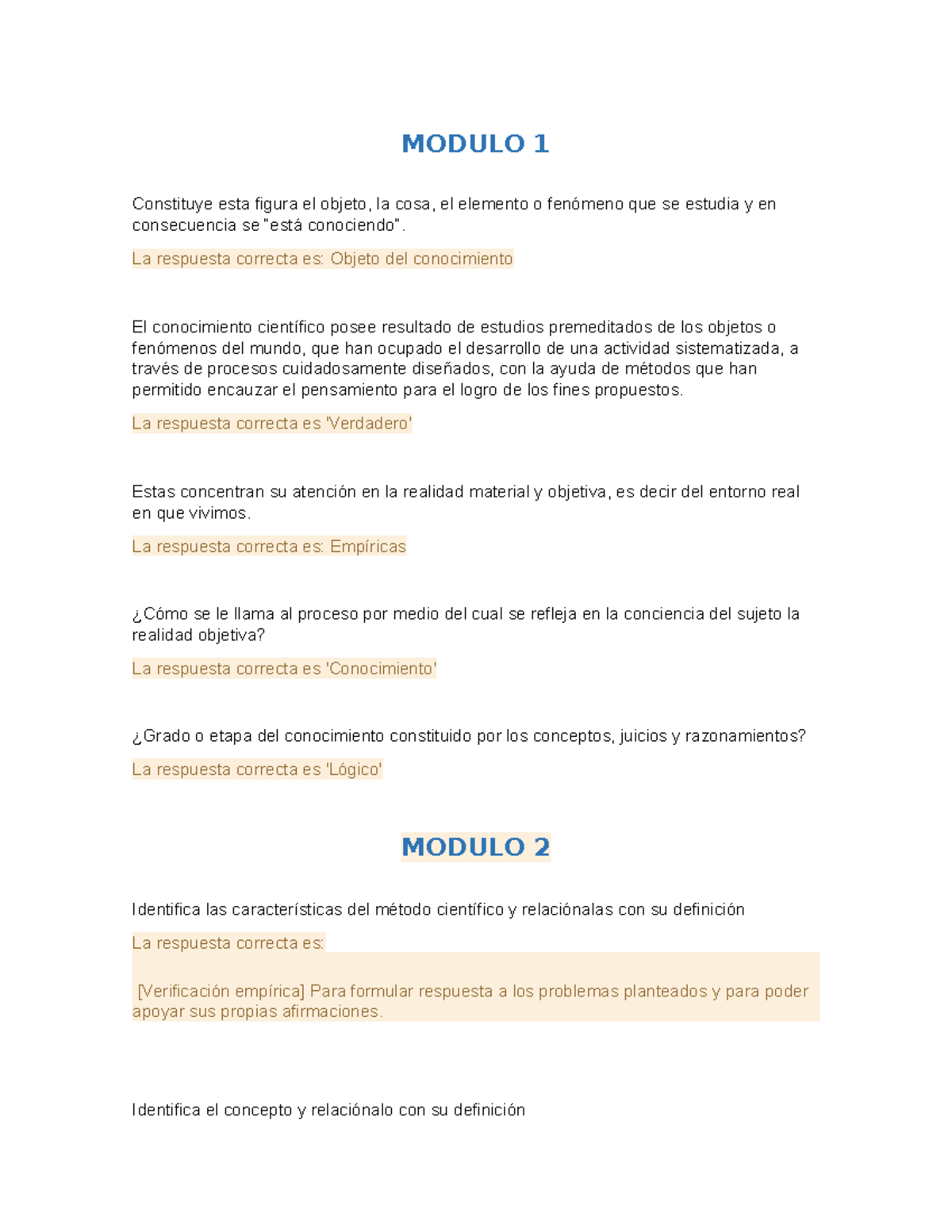 Resumen DE Cuestionarios DE LOS 4 Modulos - MODULO 1 Constituye esta ...