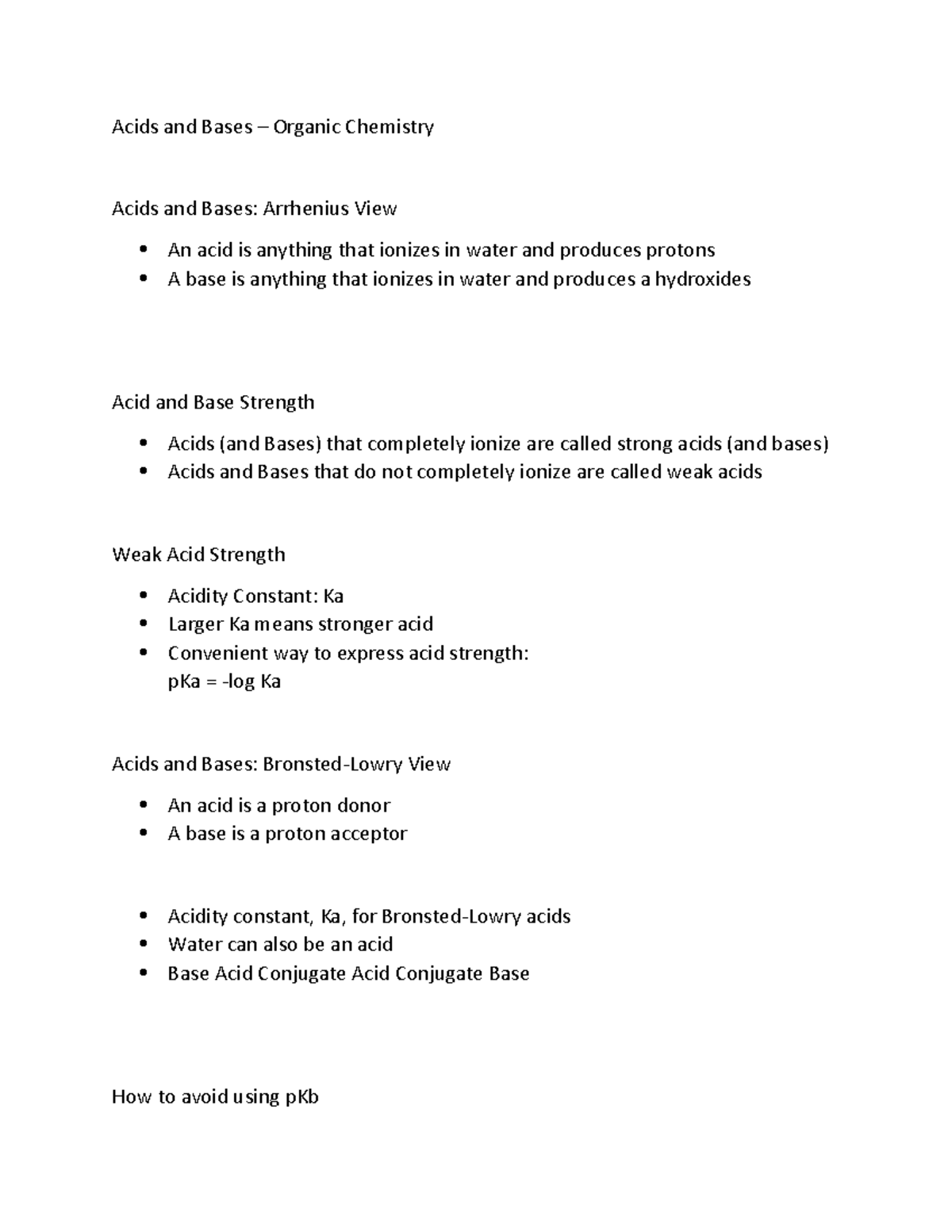 3-third-org-summary-acids-and-bases-organic-chemistry-acids
