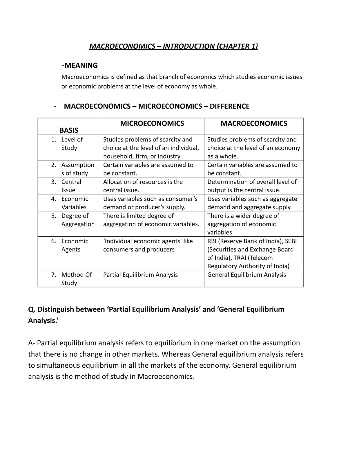 Macroeconomics Textbook Notes - Grade 12 - MACROECONOMICS ...