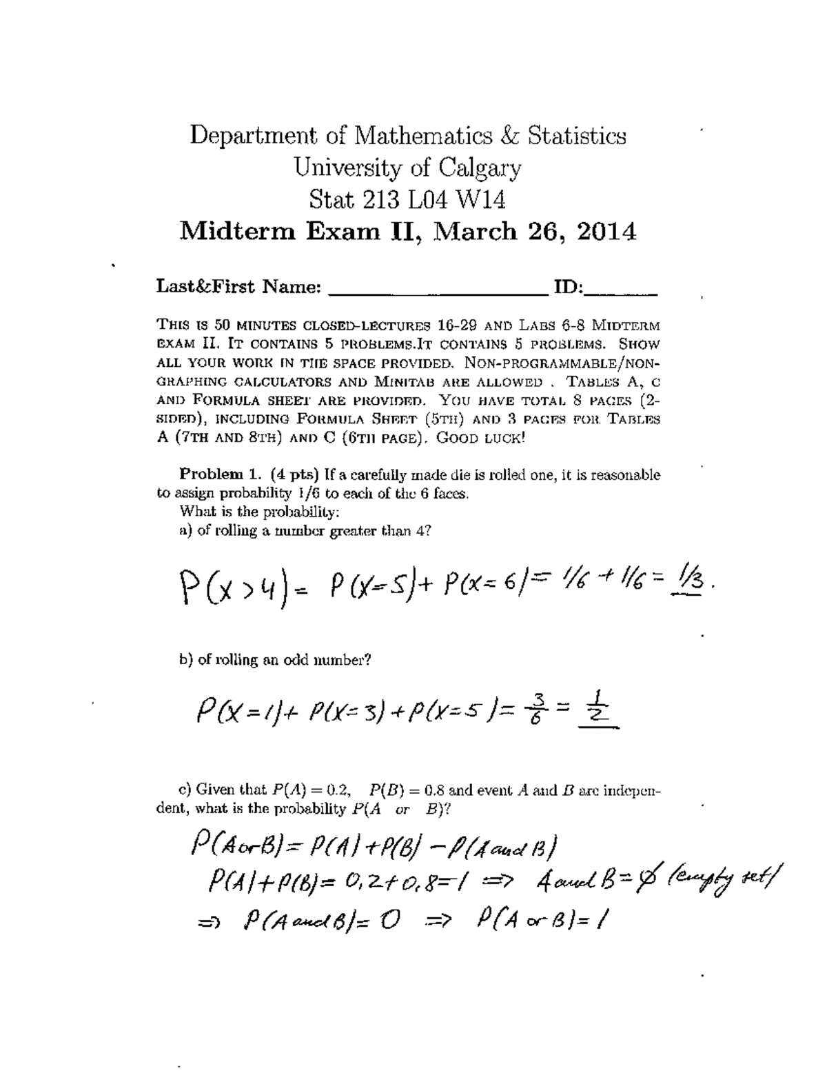 exam-2014-questions-and-answers-department-of-mathematics-statistics