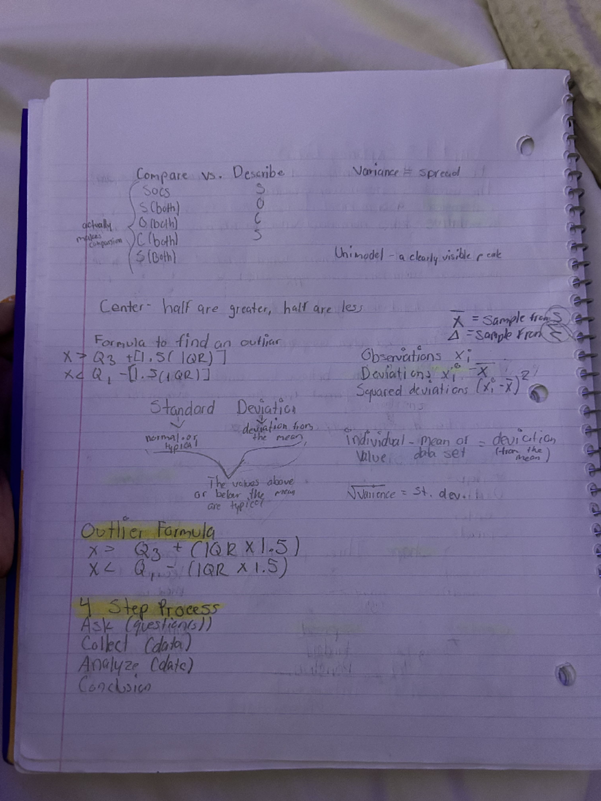 AP Stats Unit 1 notes - Studocu