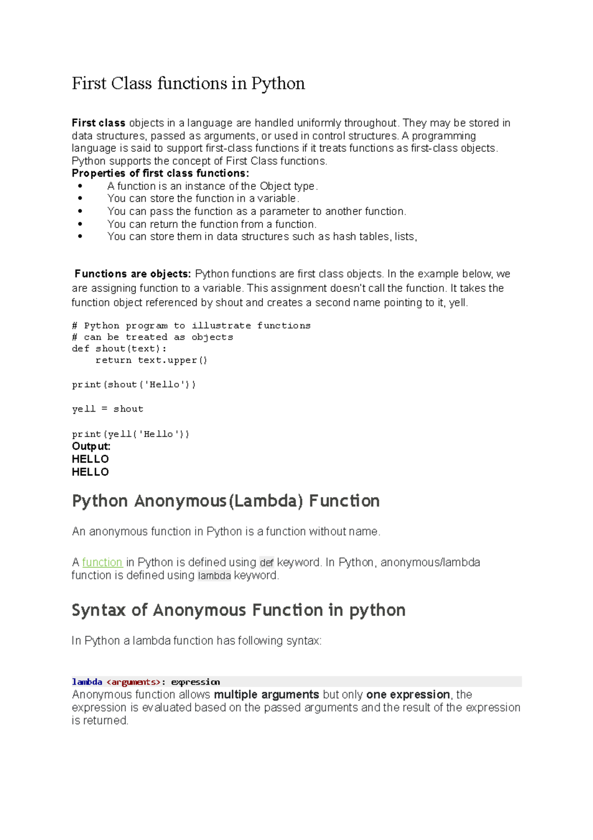 first-class-functions-in-python-they-may-be-stored-in-data-structures-passed-as-arguments-or