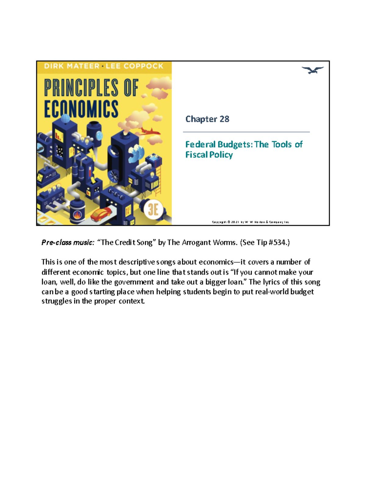 Federal Budgets The Tools of Fiscal Policy Preclass music “The