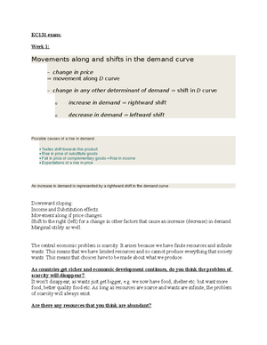 EC131 0 Summer 2023 - Department of Economics Enter your student ID ...