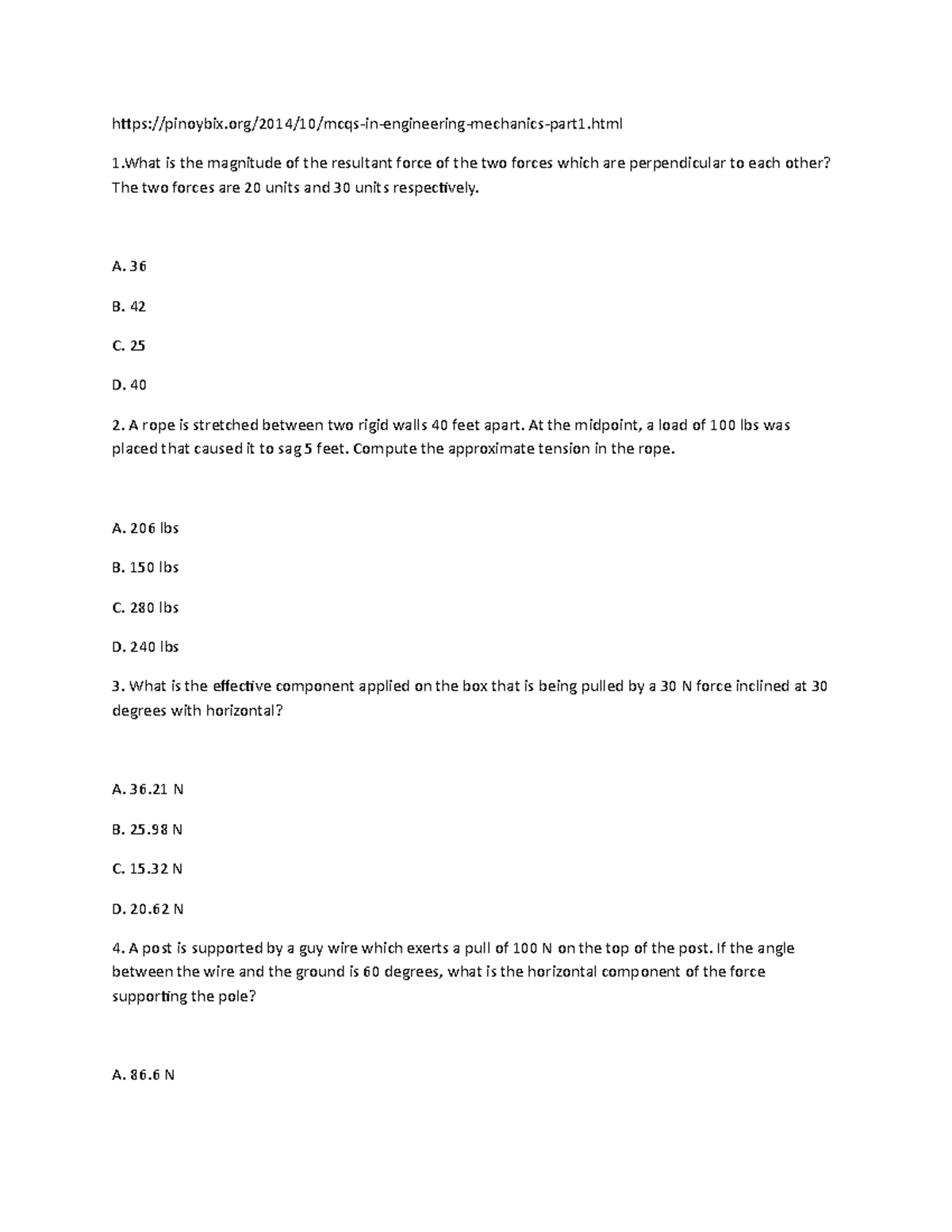 Exam 16 October 2012, questions and answers - - Studocu