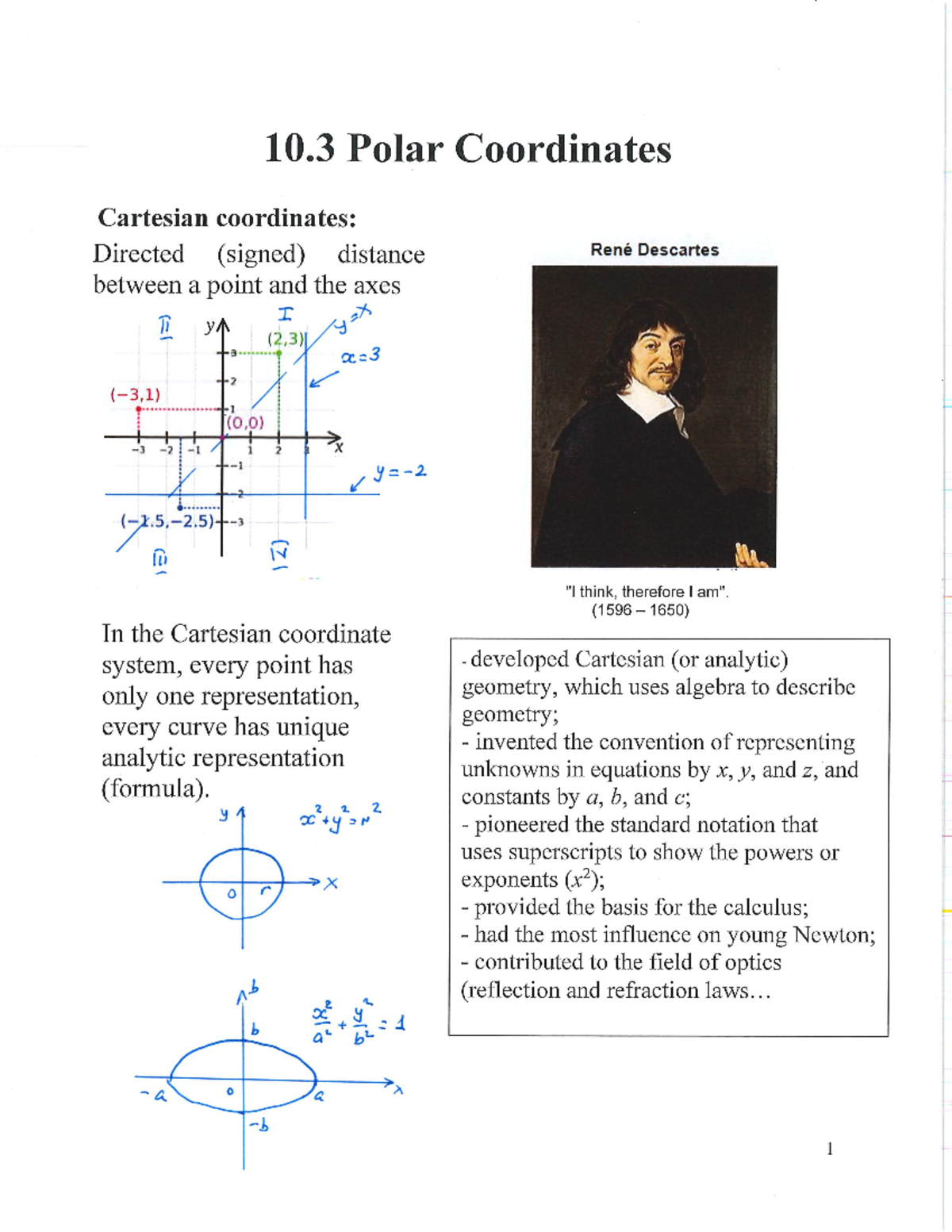 Polar Coordinates MATH 151 Studocu