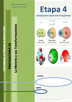 La Materia y sus Transformaciones - Universidad Autónoma de Nuevo León ...