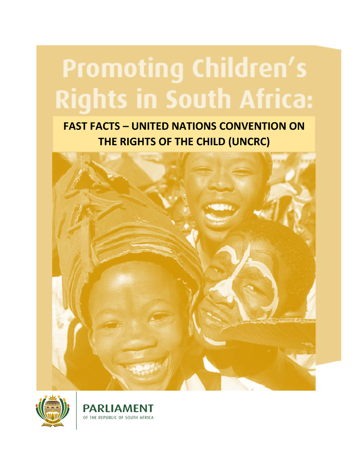 FAST Facts Uncrc draft 2 19 November 2019 final - FAST FACTS – UNITED ...