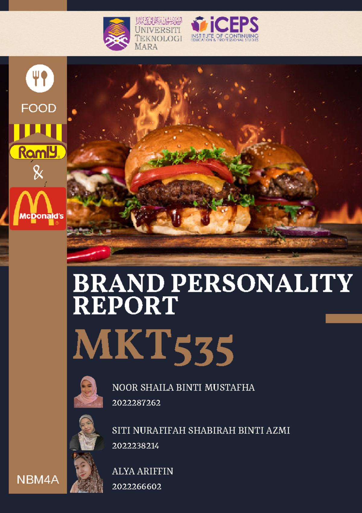 Orange and Black Bold & Bright Home-based Food Business Financial ...