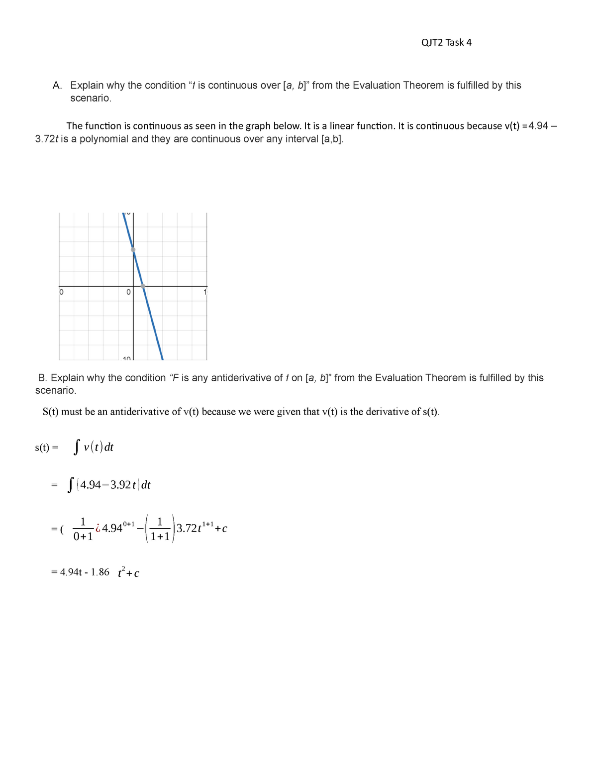 Calculus Task 4 Task 4 Studocu