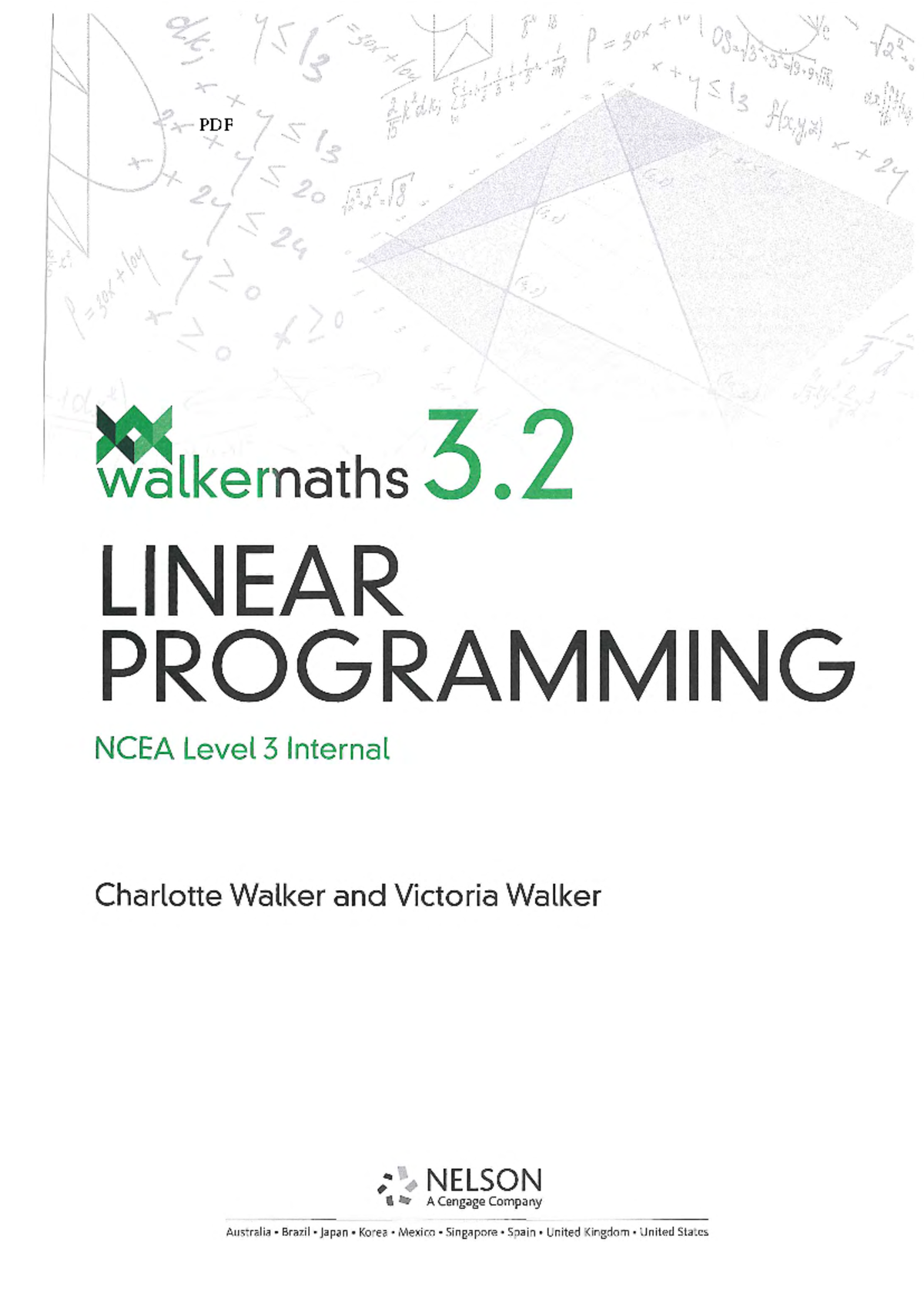 3.2 Linear programming Walker - PDF walkernath ...