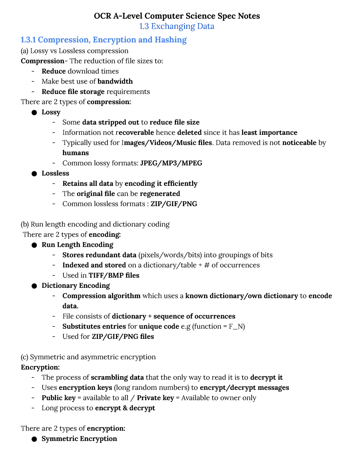 computer science ocr coursework example