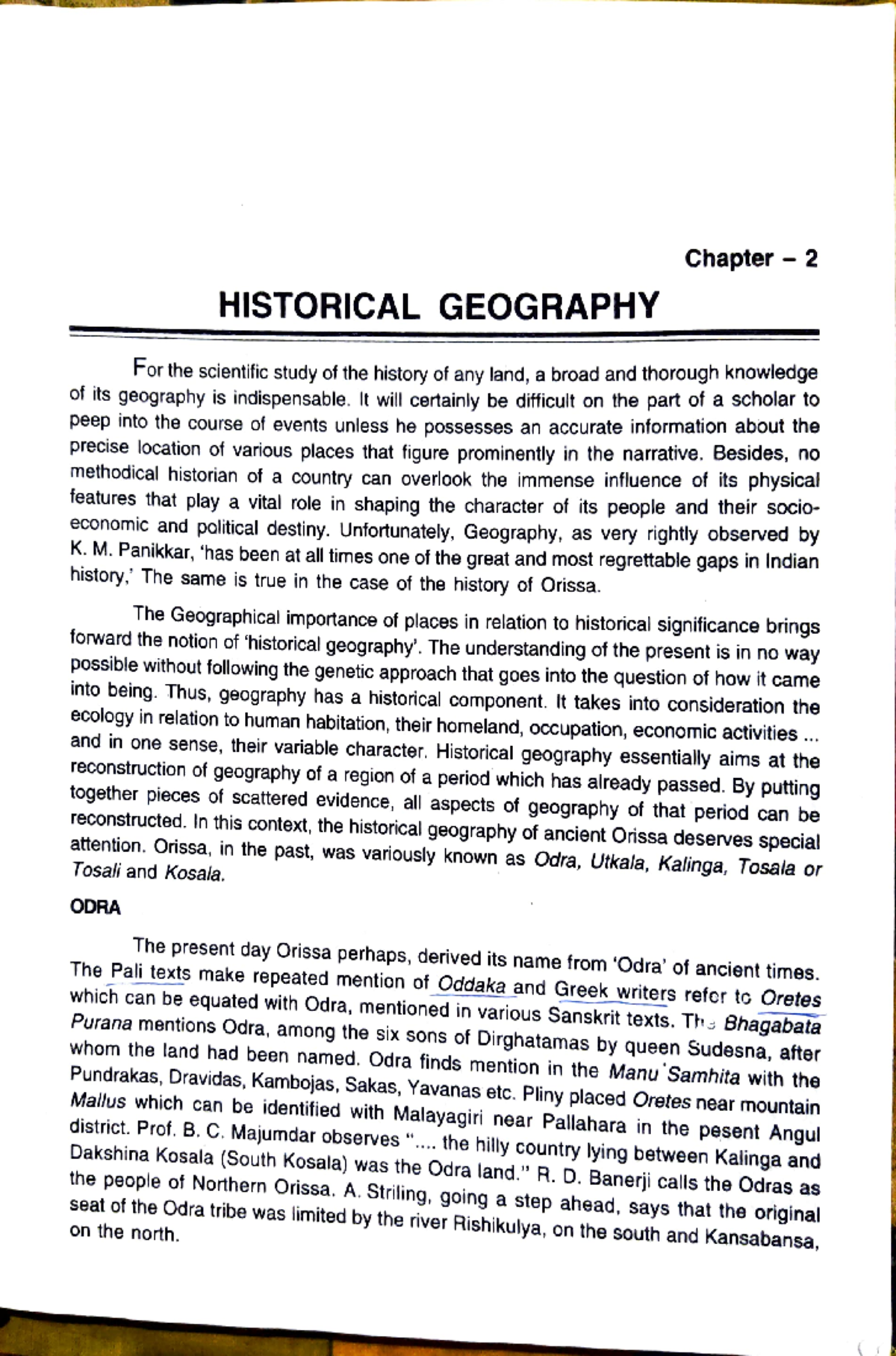 Chapter 1 - For study purpose - HISTORICAL GEOGRAPHY Chapter - For the ...