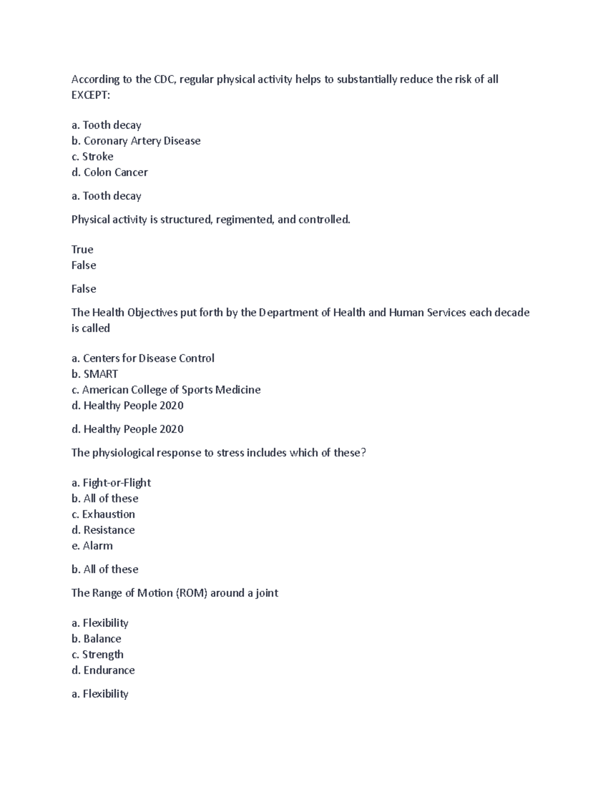 Kin 2504 quiz 1 - These are notes/materials to practice for future