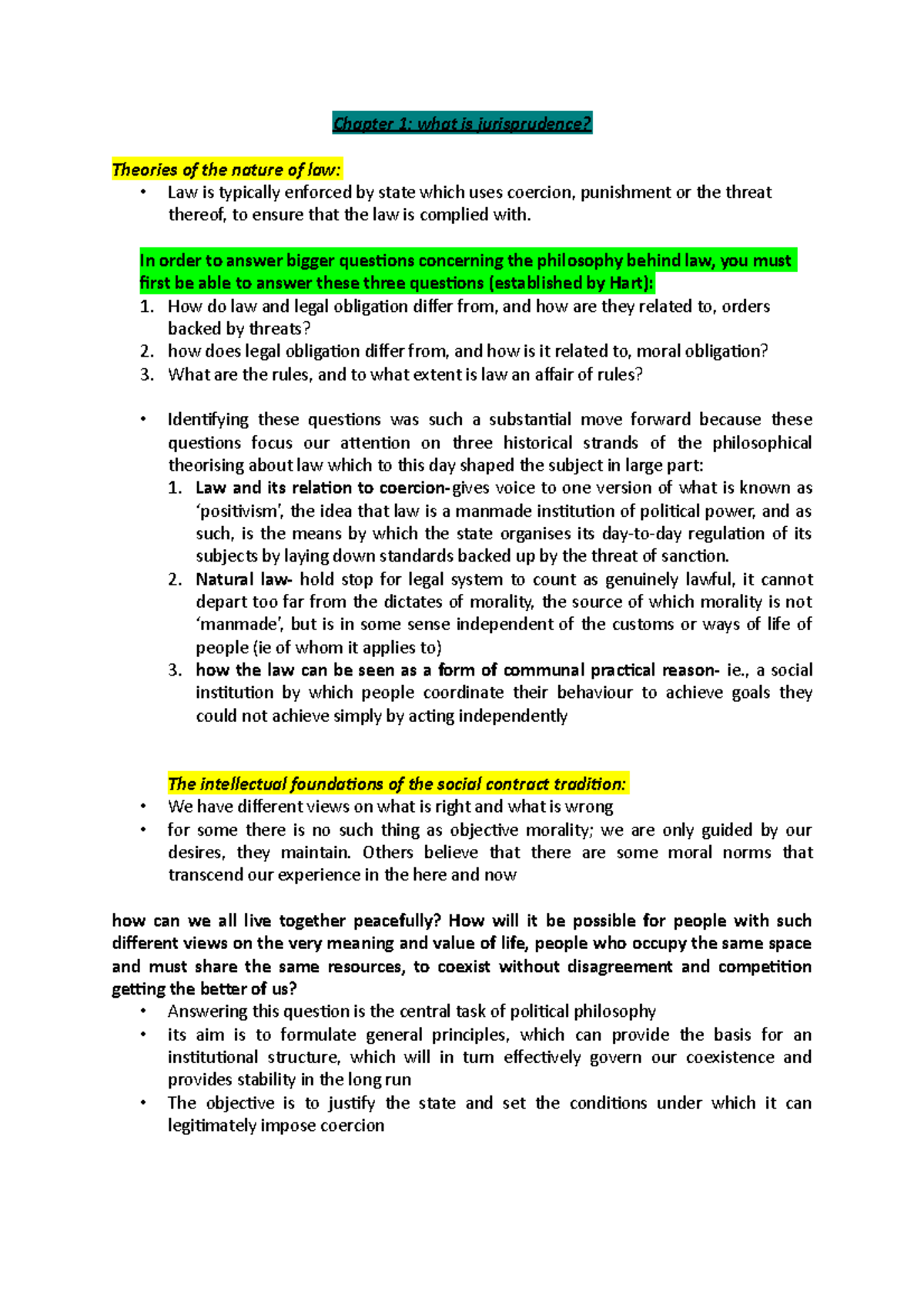 Mc Coubrey Jurisprudence All Notes - Chapter 1: What Is Jurisprudence ...