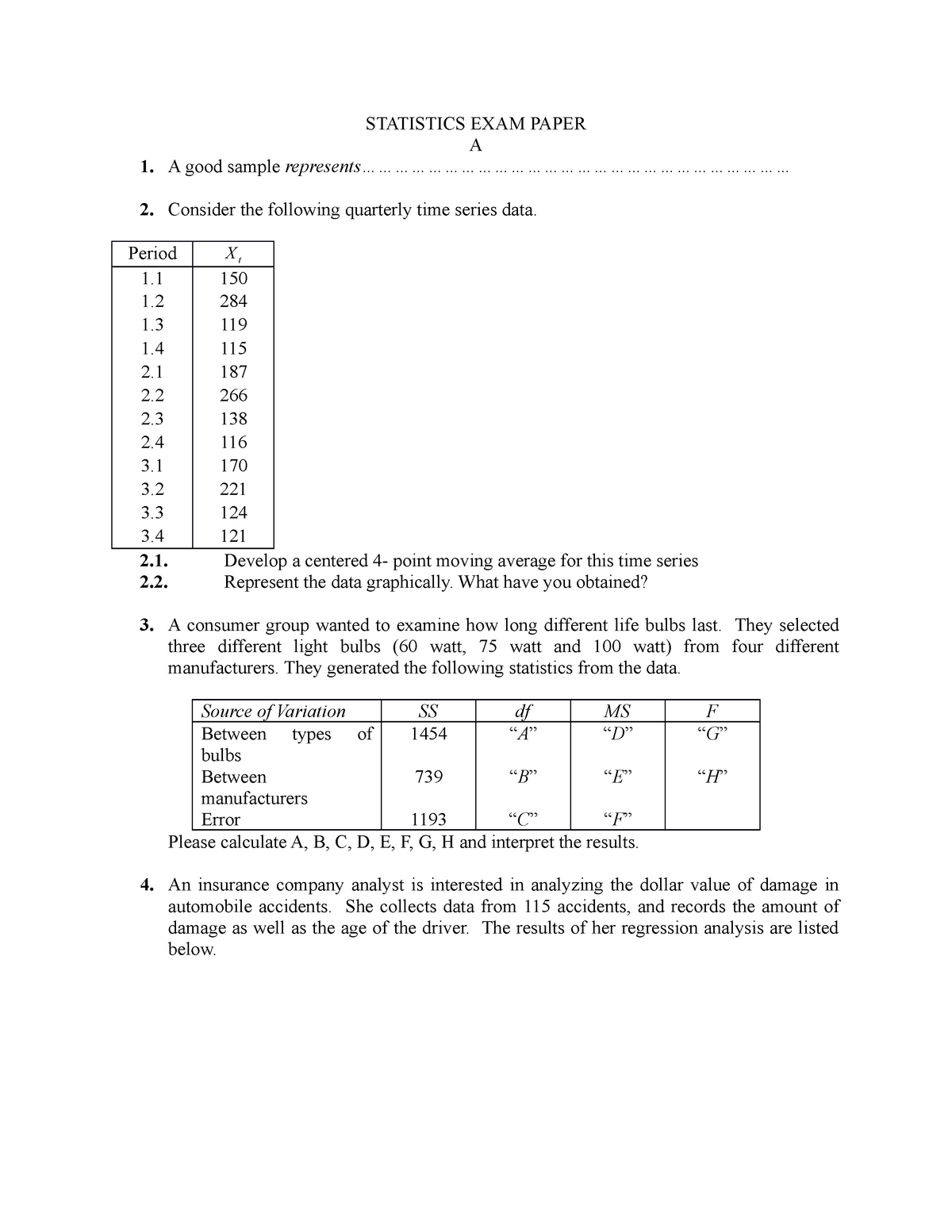 statistics phd qualifying exam solutions