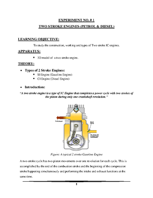 4-Stroke diesel engine - DEPARTMENT OF MECHANICAL ENGINEERING ...