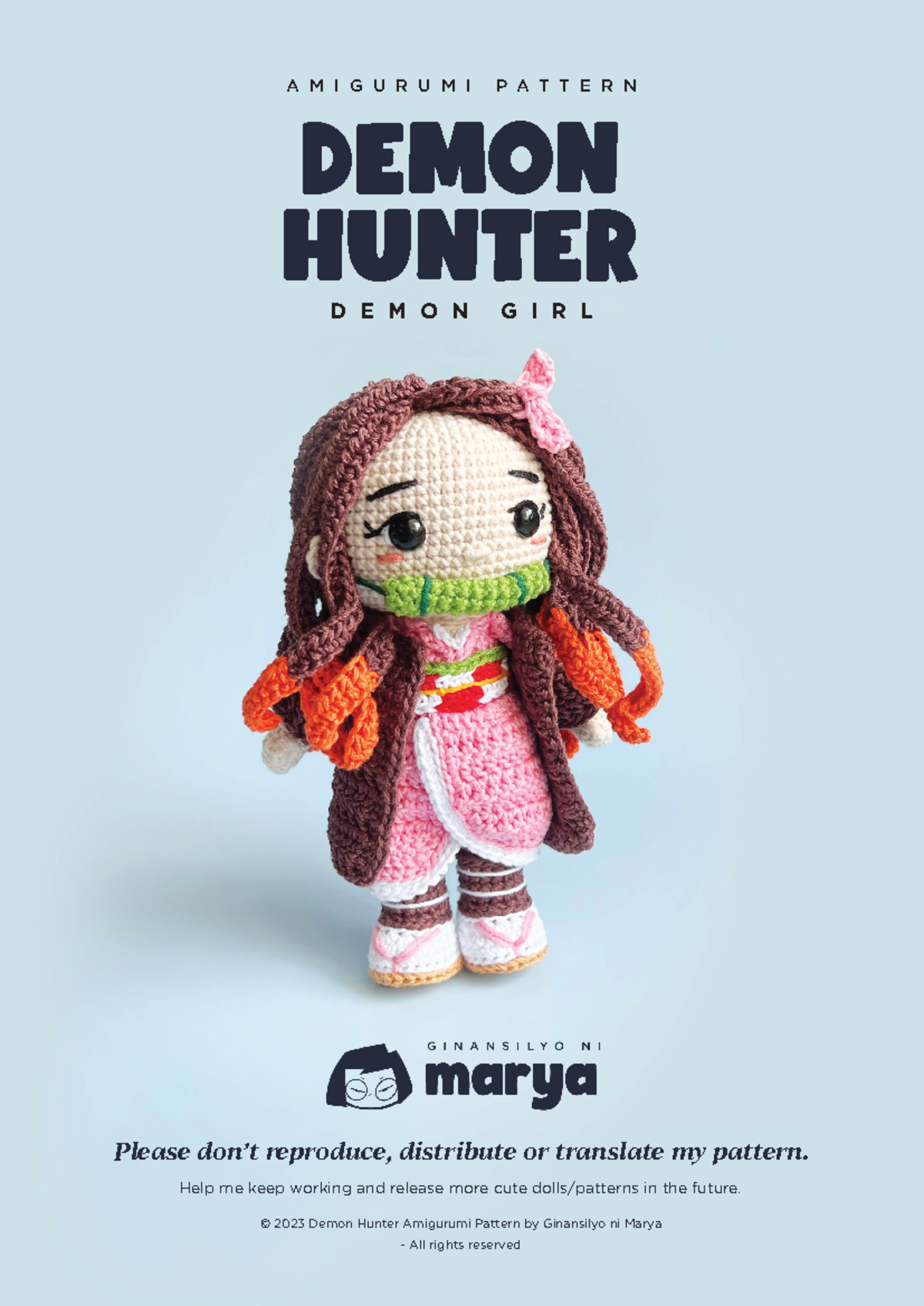 Demon Hunter Demon Girl unlocked - © 2023 Demon Hunter Amigurumi ...