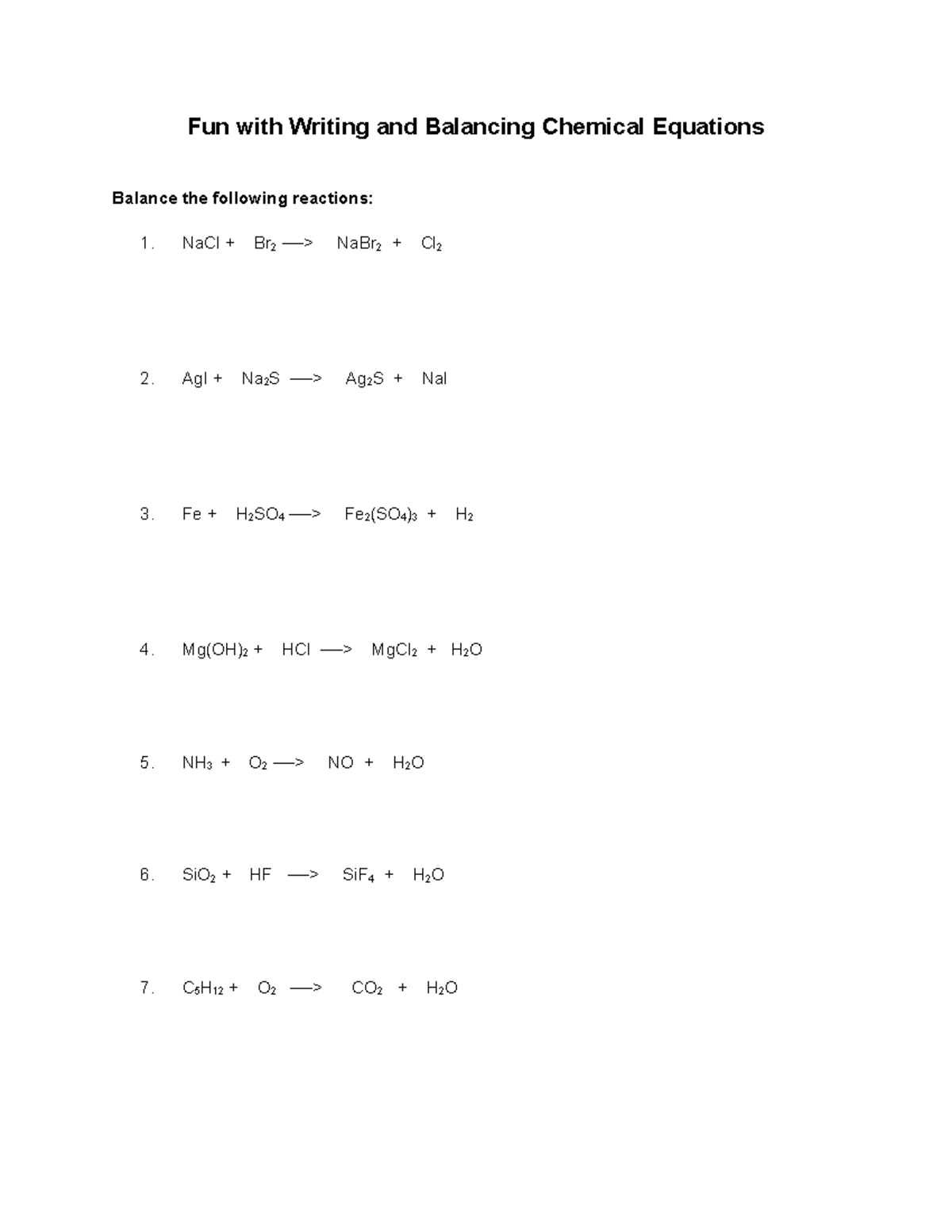 writing-and-balancing-equations-fun-with-writing-and-balancing