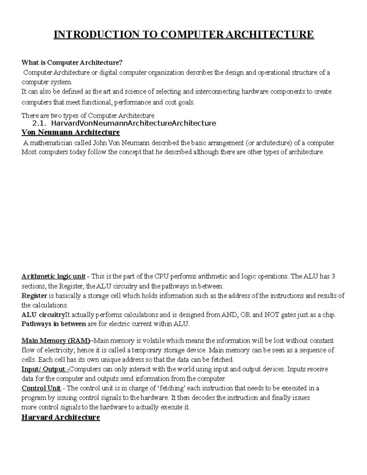 CA- Logic- Gates - includes logical gate notes - INTRODUCTION TO ...