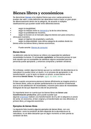 Tipos De Bienes Según La Microeconomia Y La Macroeconomia - Tipos De ...