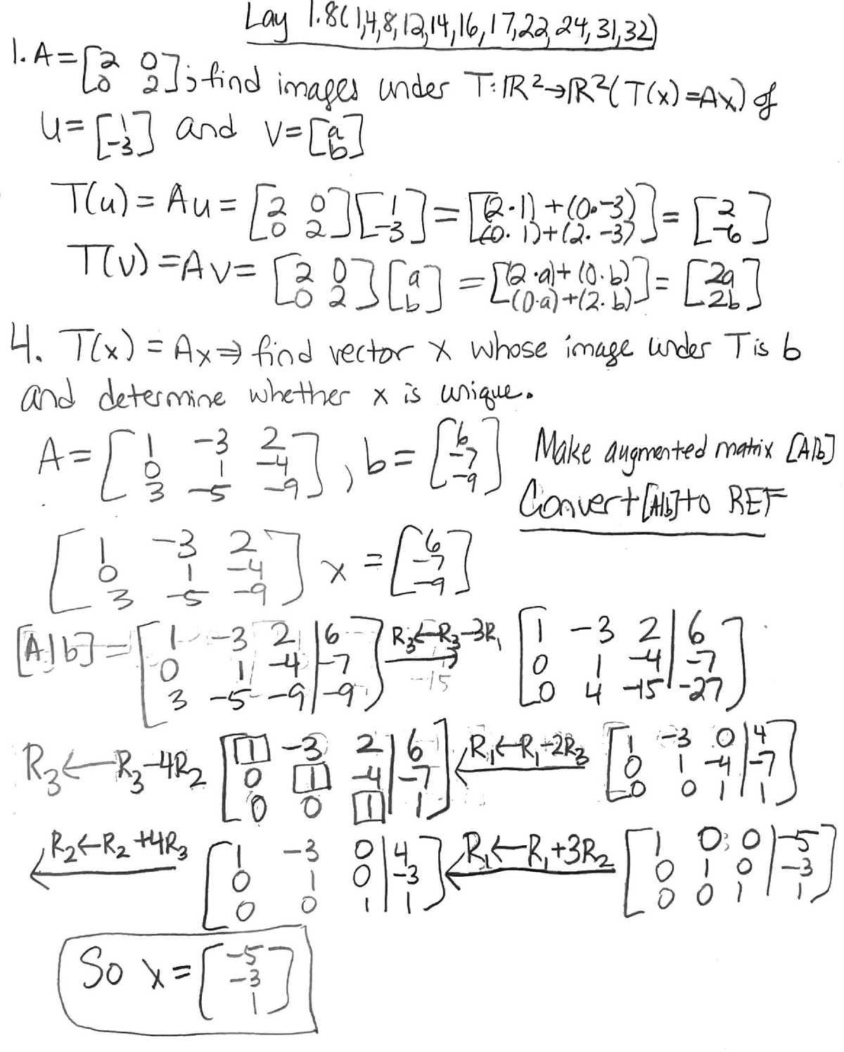 Math 54 Homework - MATH 54 - Studocu