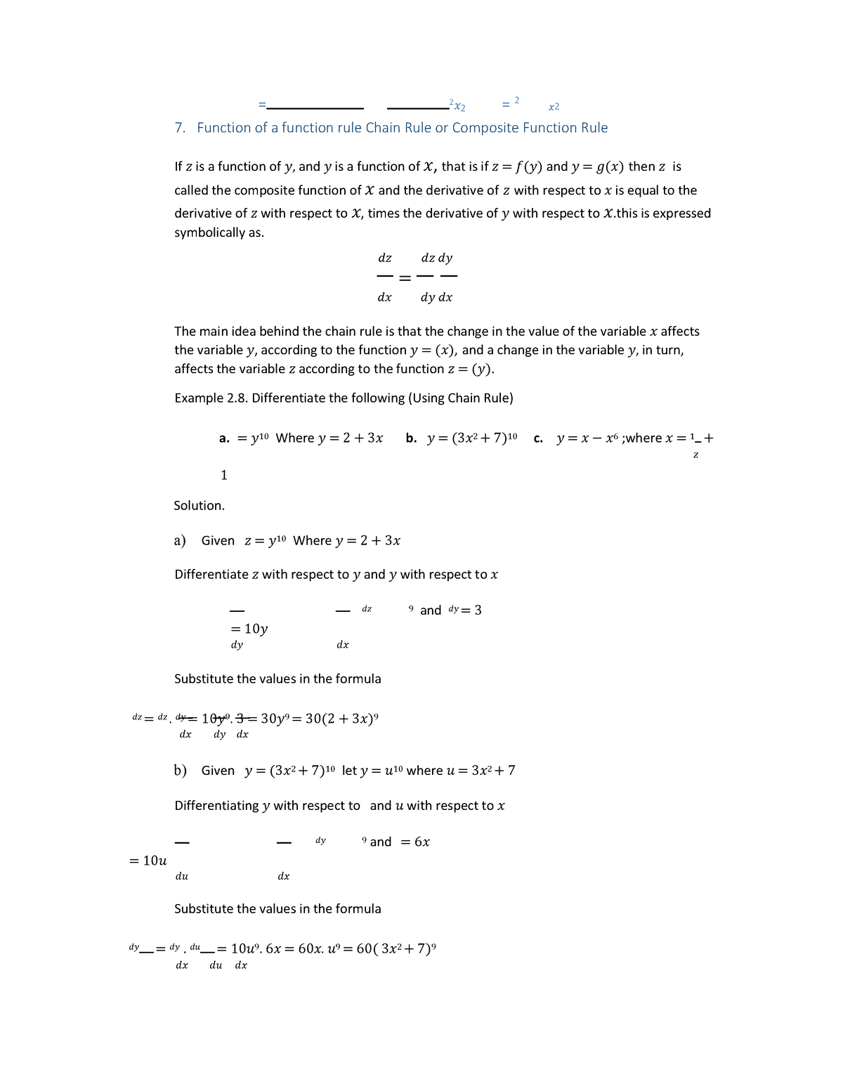 economics-5thsem-15-2-2-2-2-7-function-of-a-function-rule