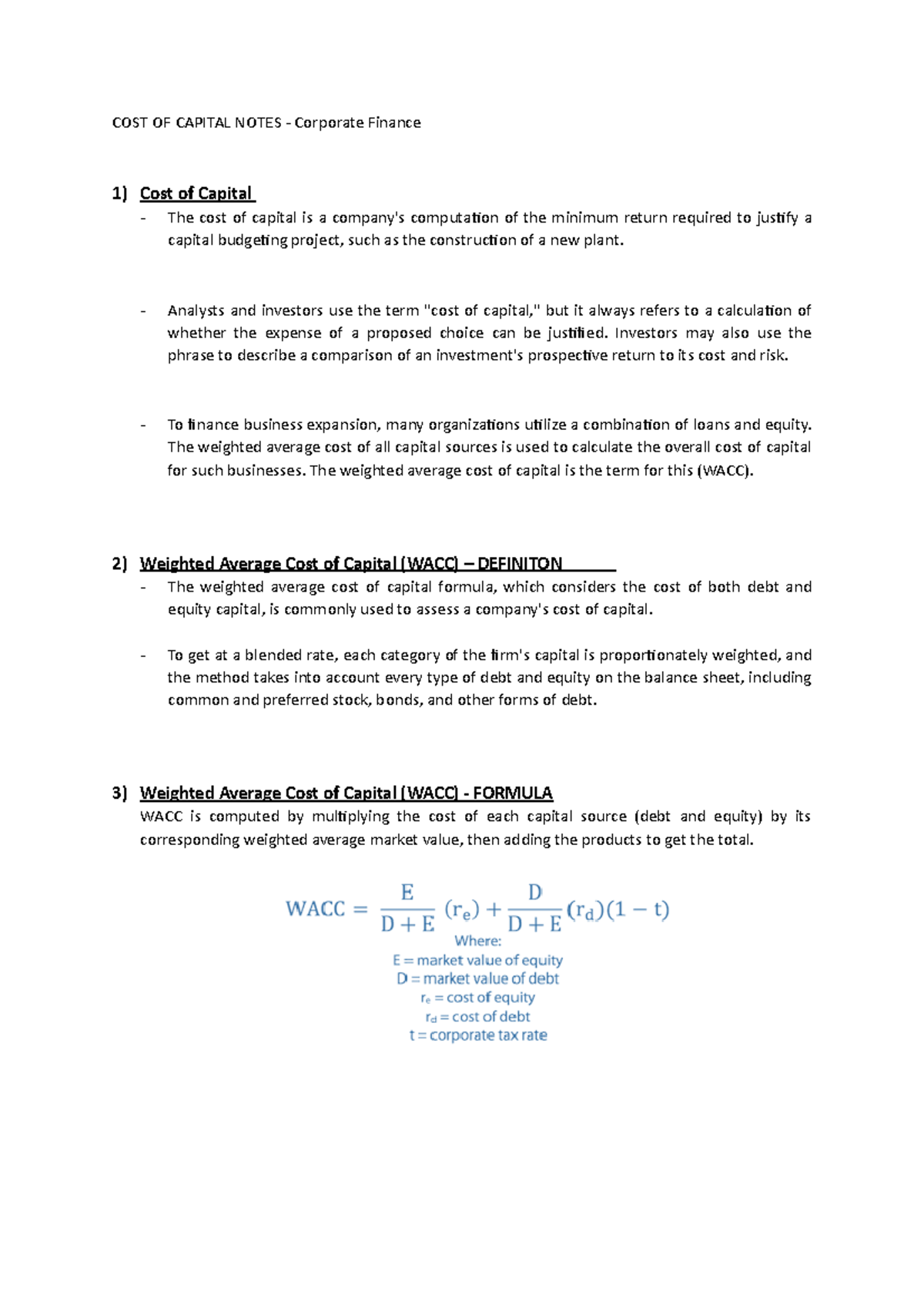 cost-of-capital-cost-of-capital-notes-corporate-finance-1-cost-of