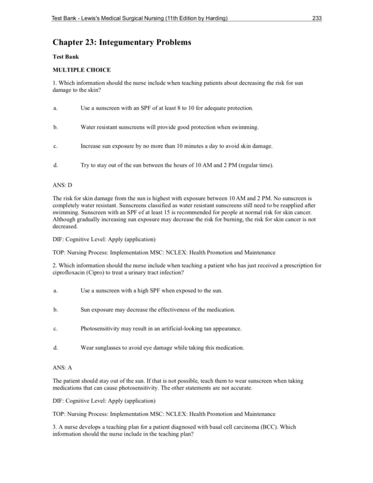 Ch 23 - Ch 23 - NURS 3100 - Studocu