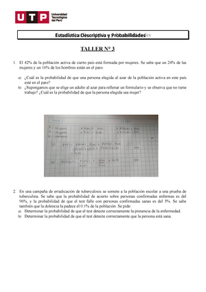 Proyecto De Estadística Descriptiva - ESTAD ́ISTICA DESCRIPTIVA Y ...