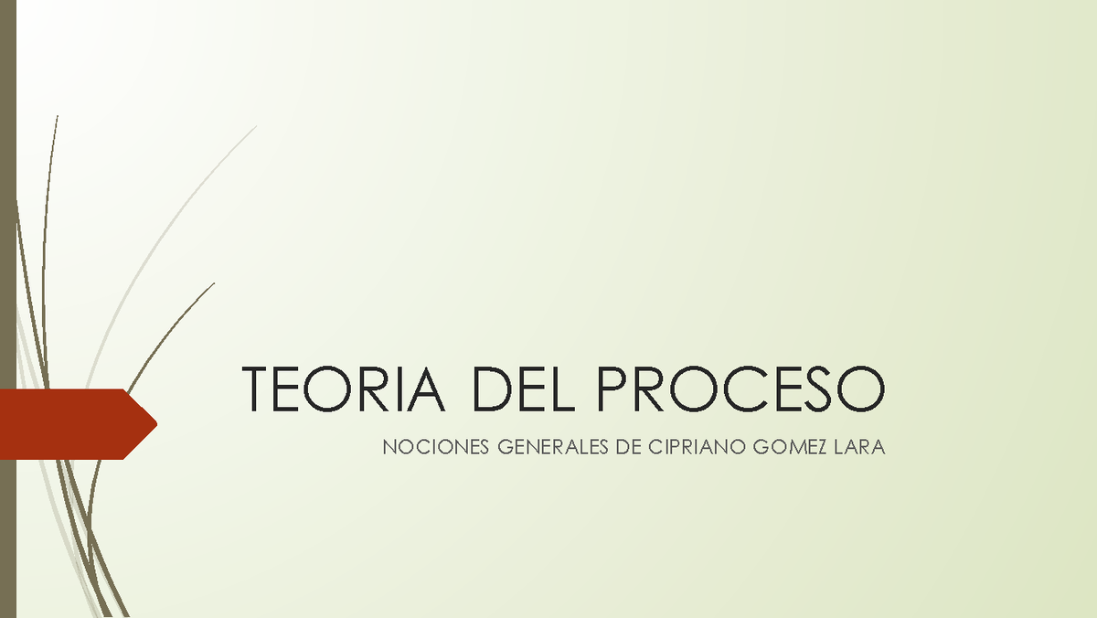 Teoria DEL Proceso - apunte - TEORIA DEL PROCESO NOCIONES GENERALES DE