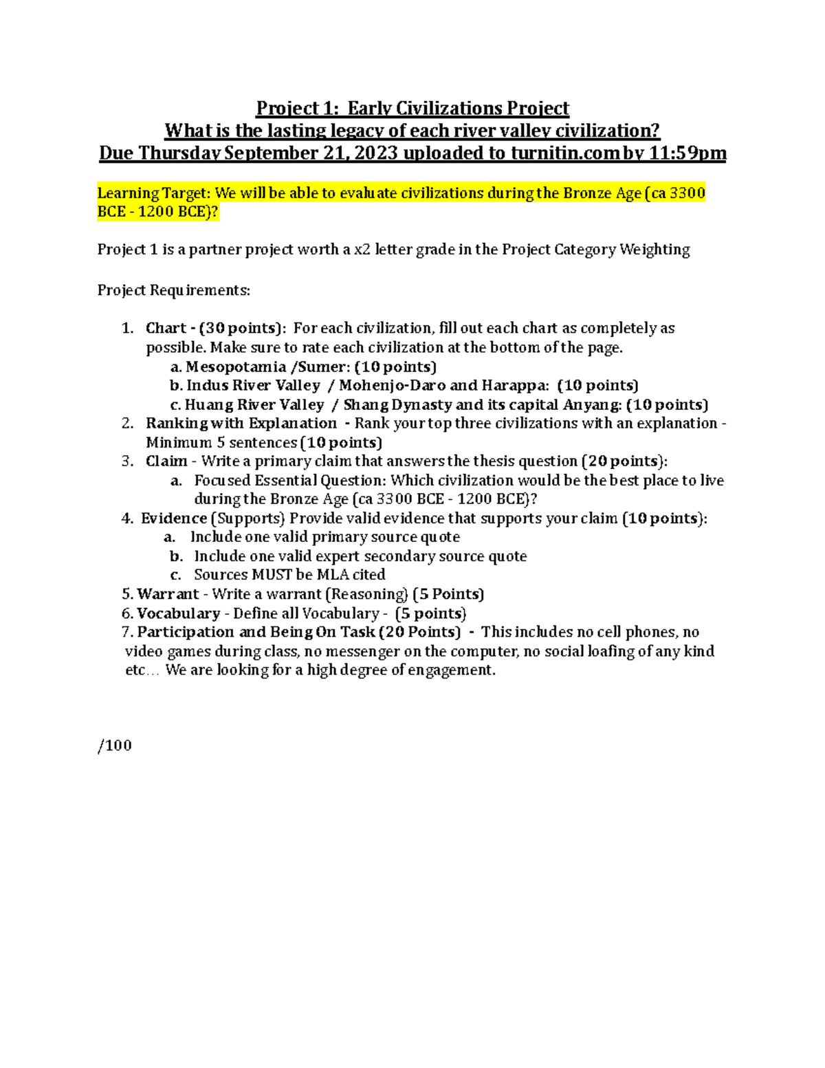 2023.Civilization.Project.docx - Google Docs - Project 1: Early ...