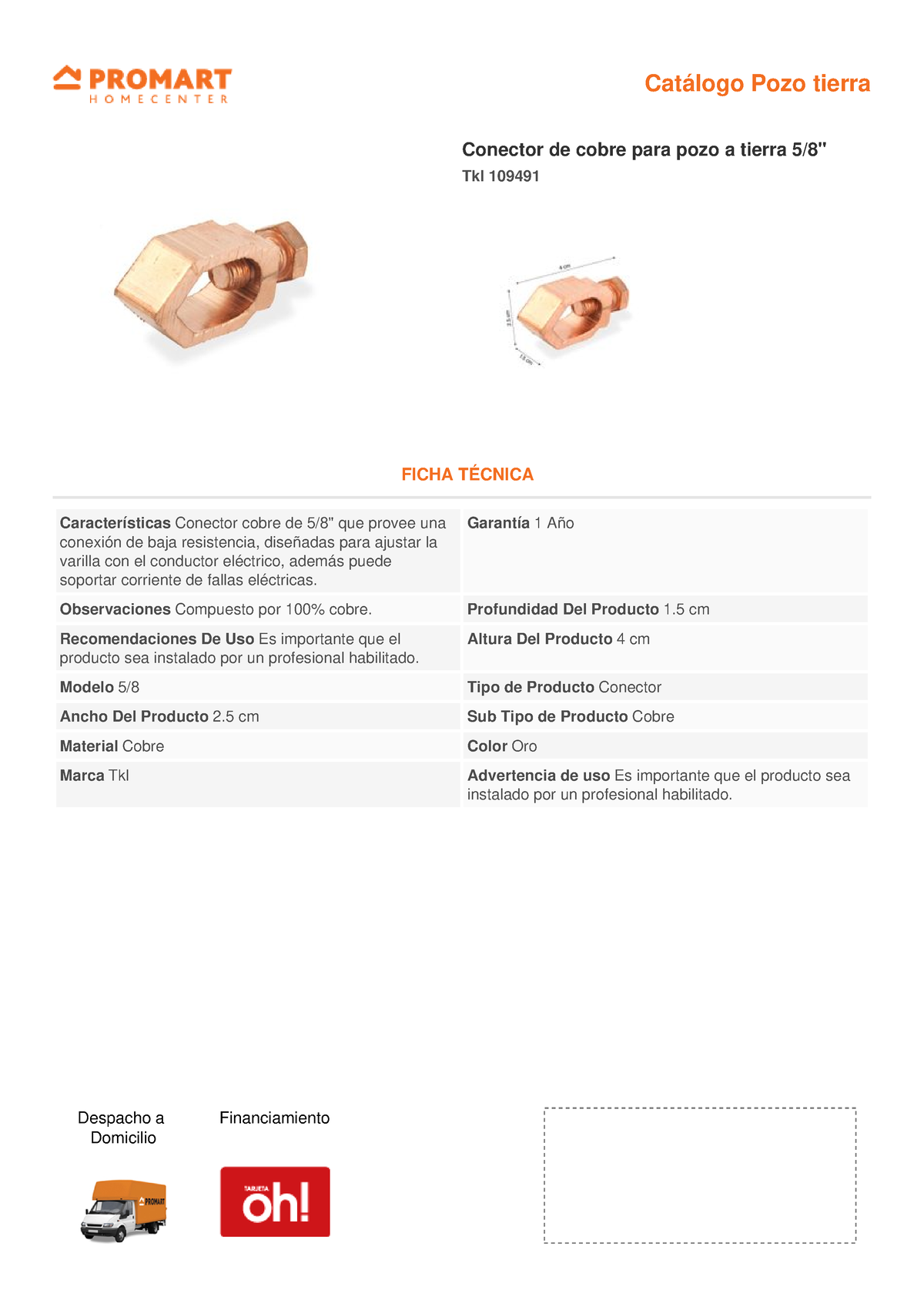 Promart - MATERIAL PARA POZO A TIERRA - Ingeniería De Materiales 2 ...