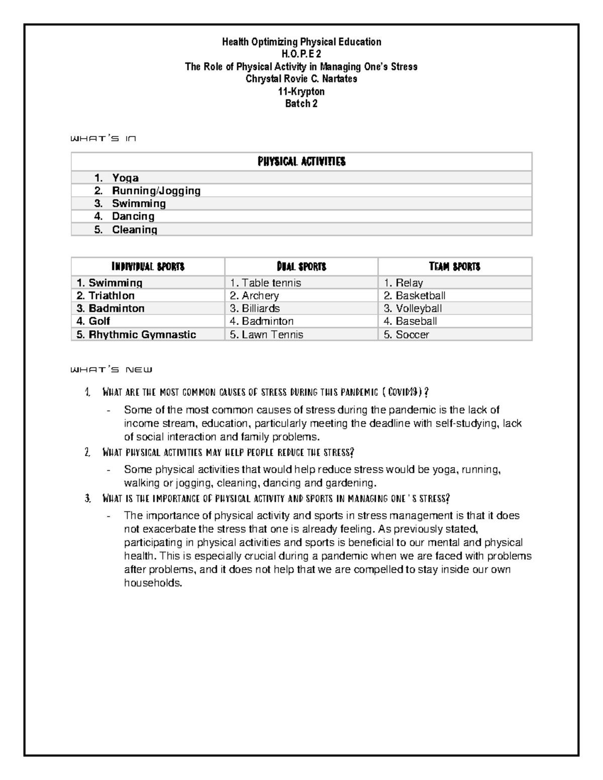 HOPE-Module 2-Quarter 3-Lecture Notes - Marketing Management - La Salle ...