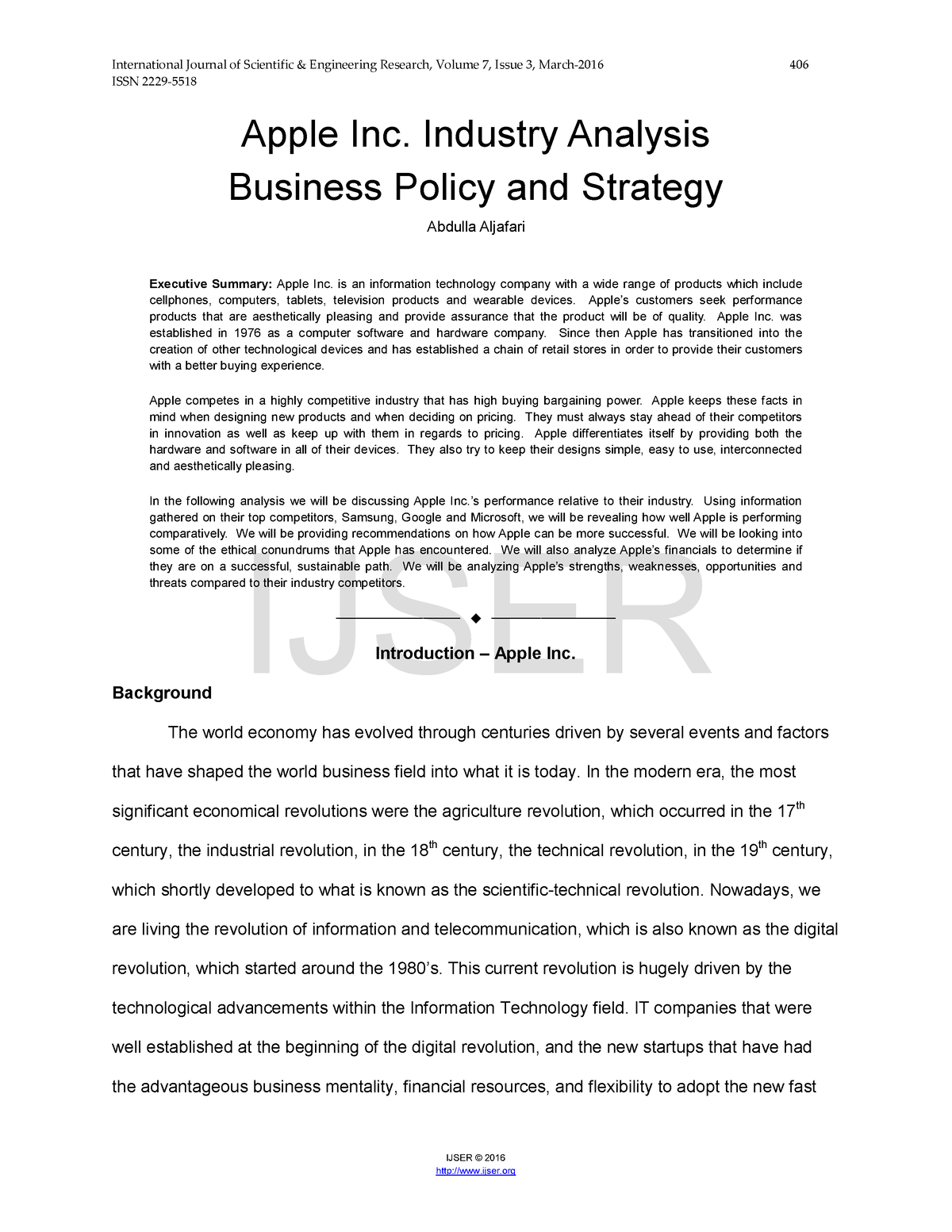 case study of apple company pdf