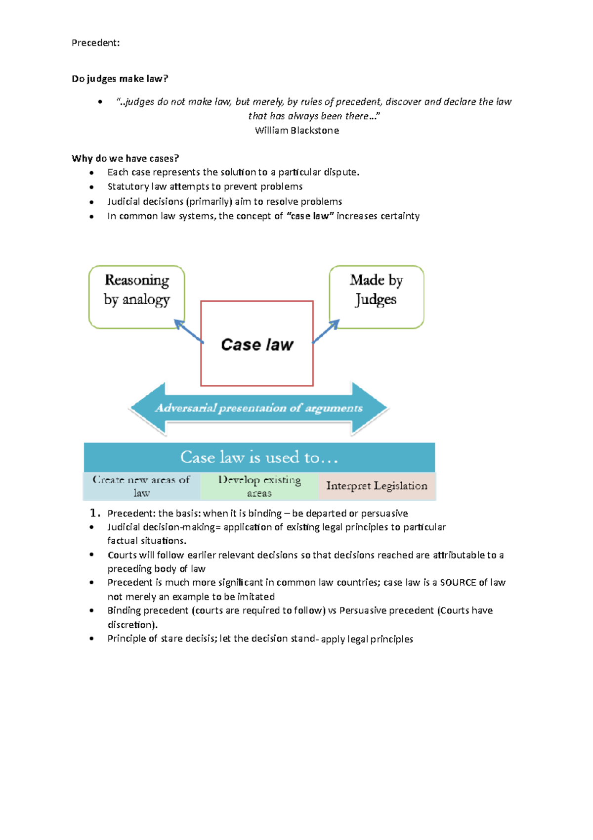 lw156-precedent-lecture-notes-semester-2-do-judges-make-law-do