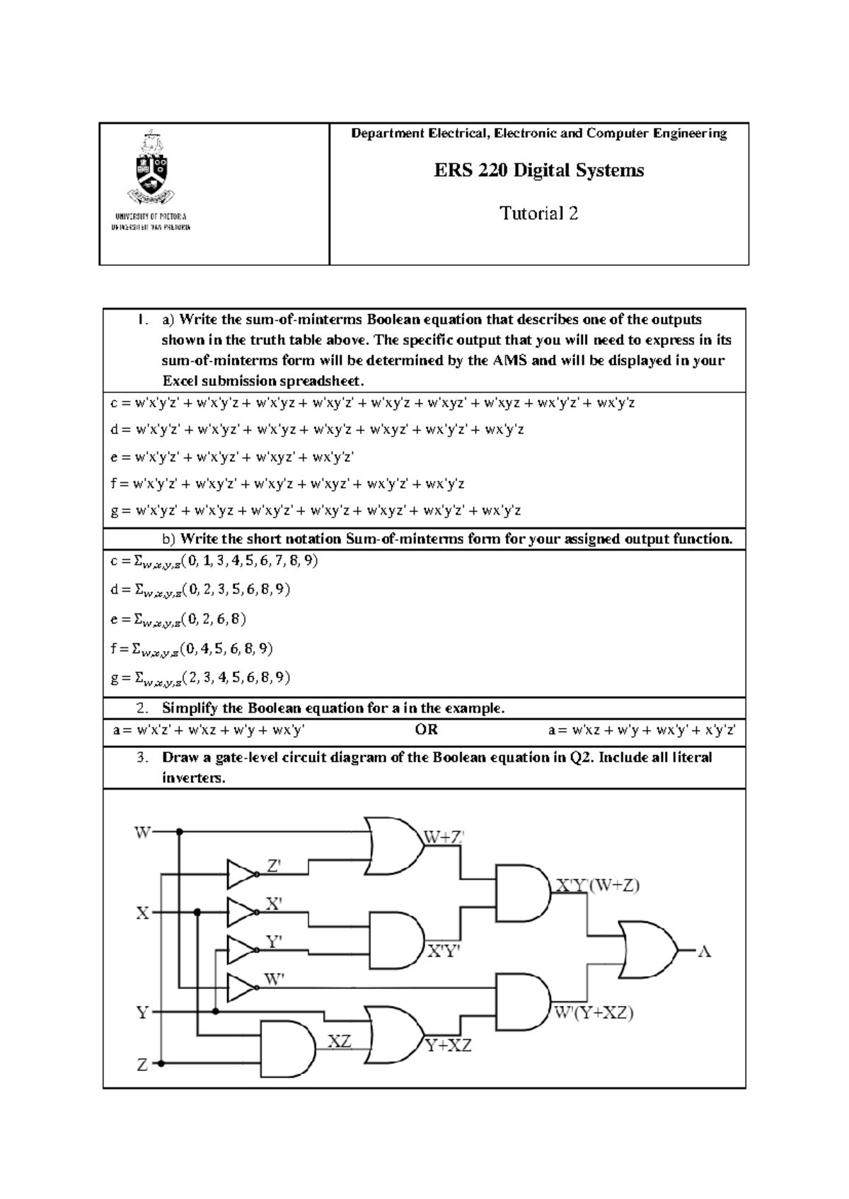 ERS220 Tut2 Eval Gde - lkioutdykl jgghkjkh - Department Electrical ...