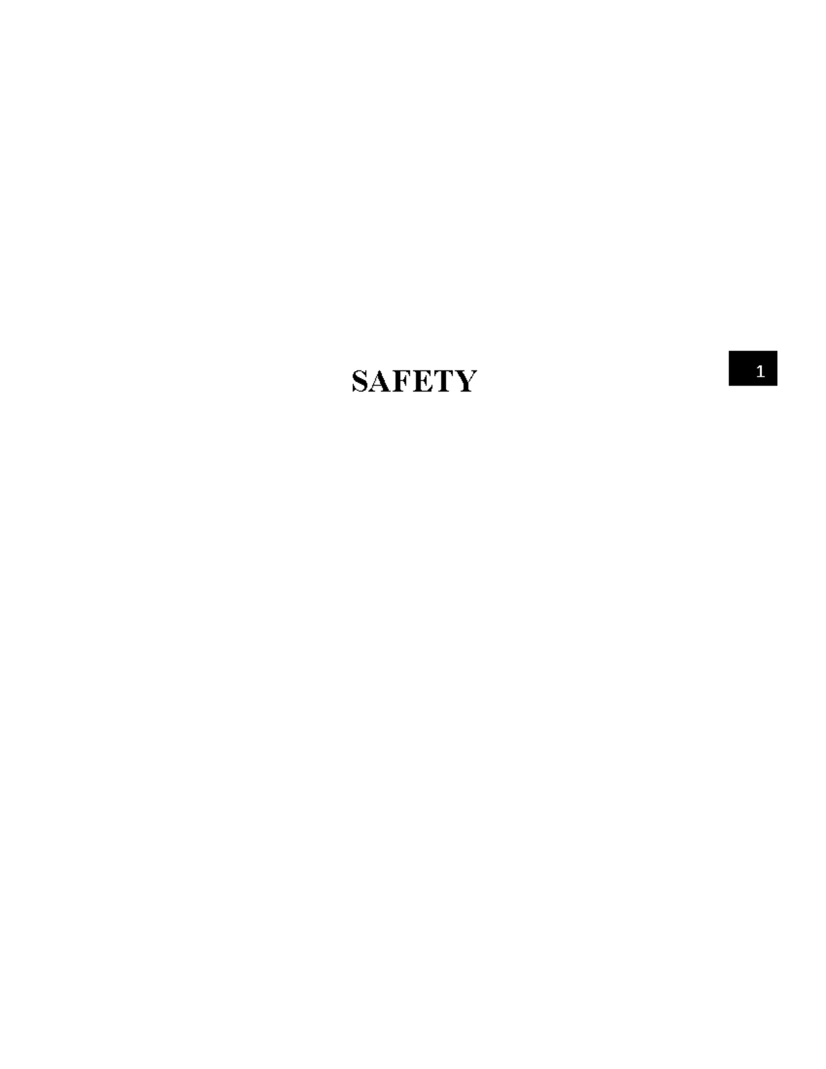 Safety - SAFETY ENG. GEORGE SAFETY ####### 1 Safety; these are measures ...