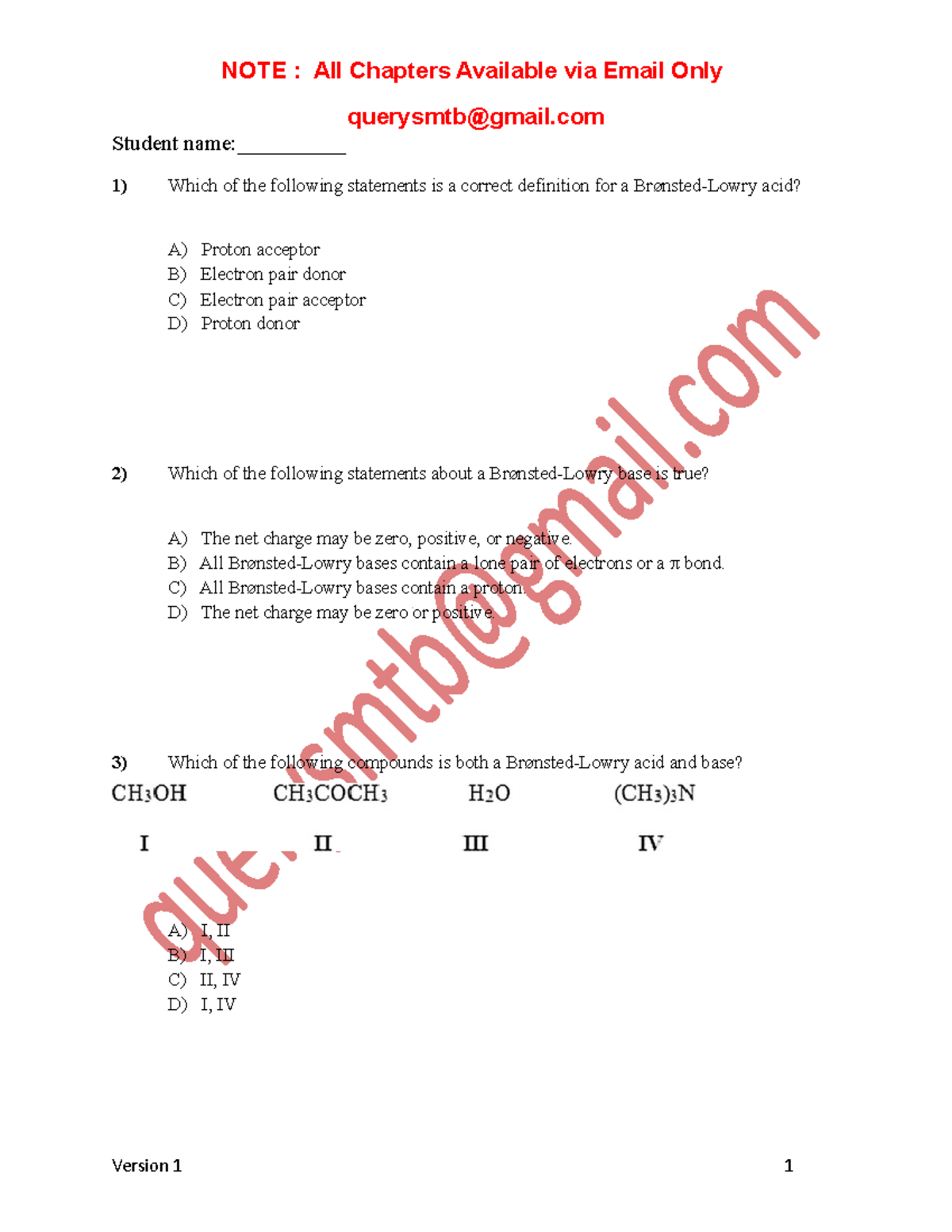 Test Bank And Solutions For Organic Chemistry With Biological Topics ...