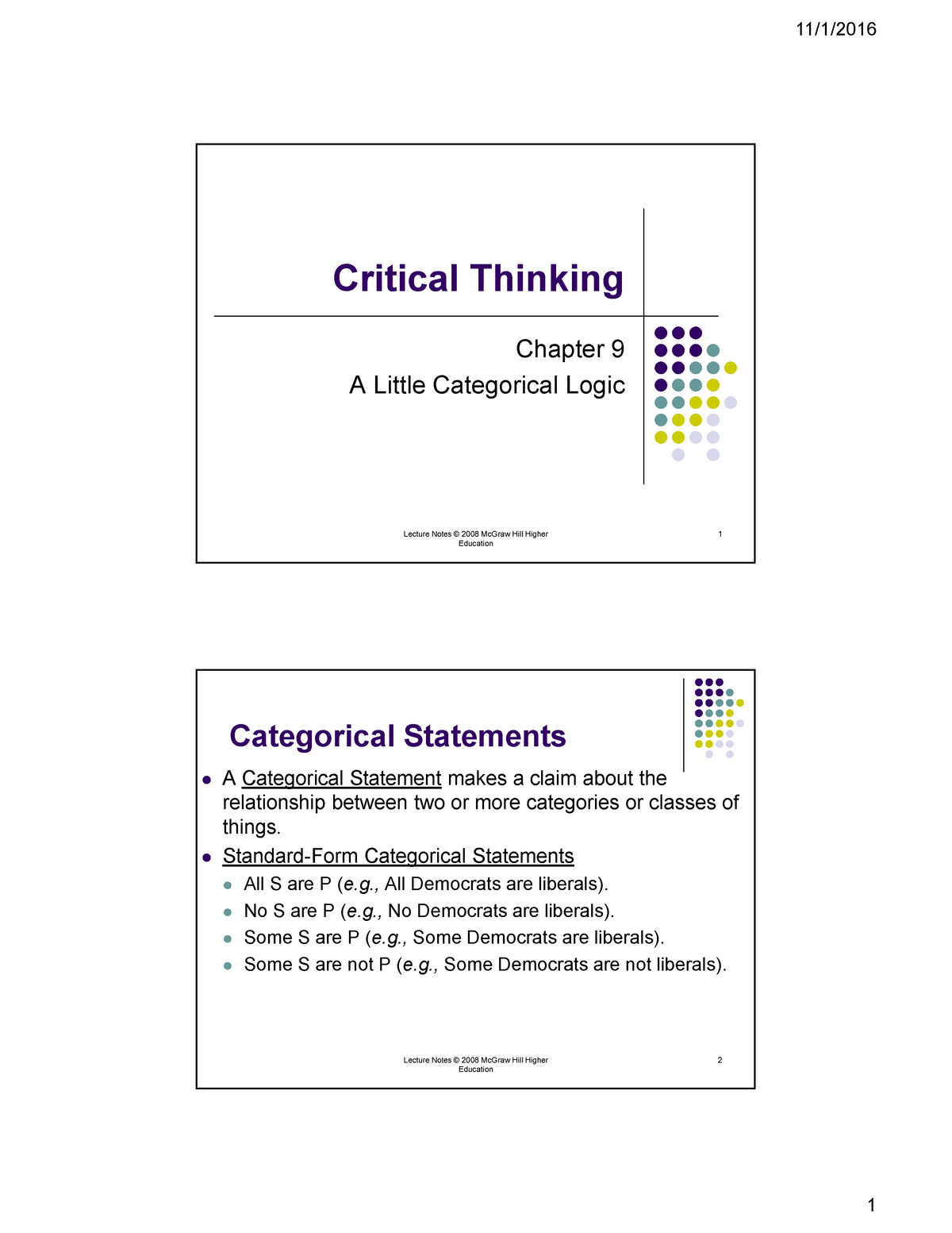 critical thinking mcgraw hill