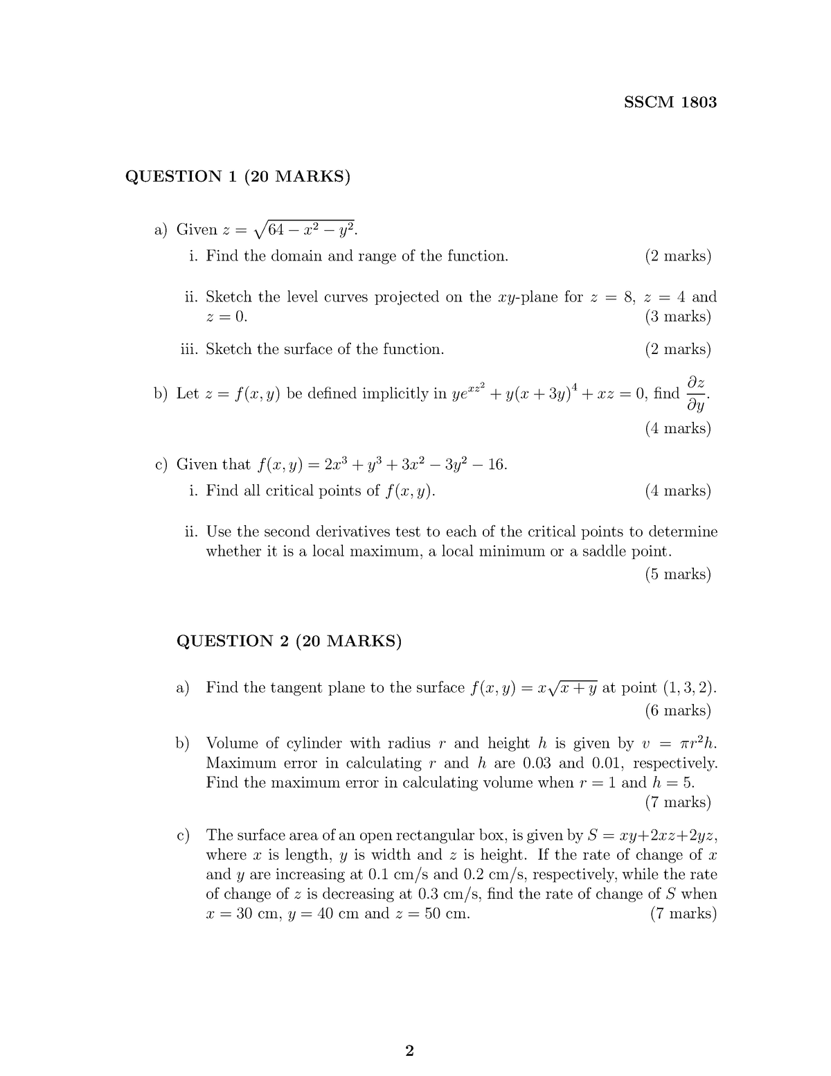 Set B - Math Engineering.math Engineering Math Engineering.math ...