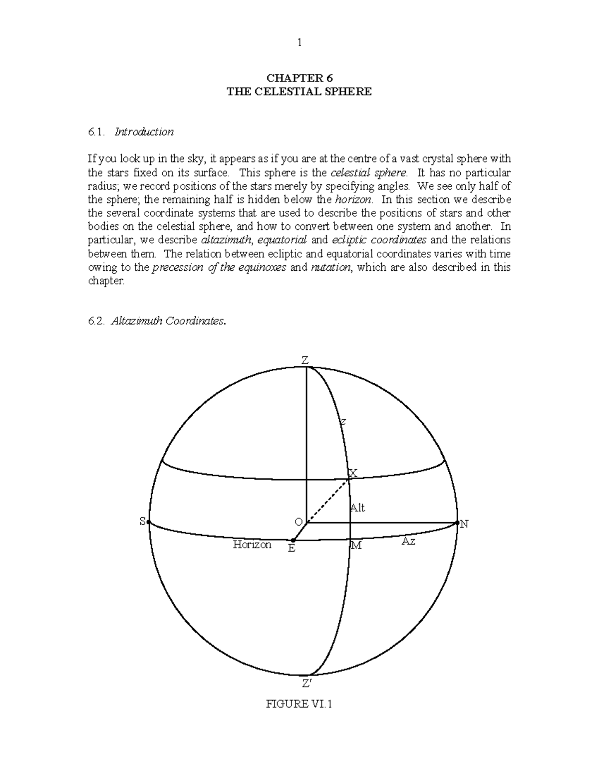 the-celestial-sphere-chapter-6-the-celestial-sphere-introduction-if