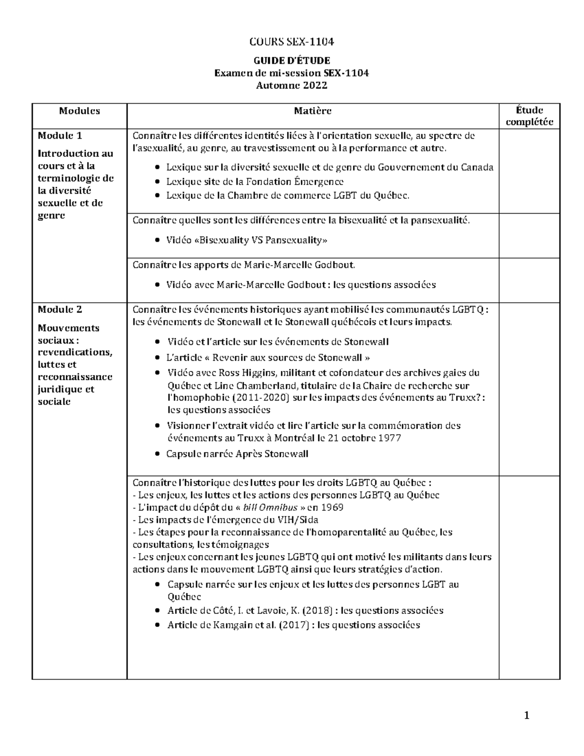 Sex Guide D Tude Examen Mi Session A Guide D Tude Examen De Mi Session Sex